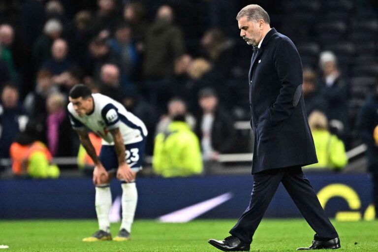 Tottenham Hotspur head coach Ange Postecoglou